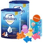 Bebilon Advance Pronutra 4 Junior, lait maternisé nutritif, après 2 ans, 2 x 800 g + Canpol Babies, set de jouets pour le bain, 5 pièces gratuites Bebilon Advance Pronutra 4 Junior, lait maternisé nutritif, après 2 ans, 2 x 800 g + Canpol Babies, set de jouets pour le bain, 5 pièces gratuites