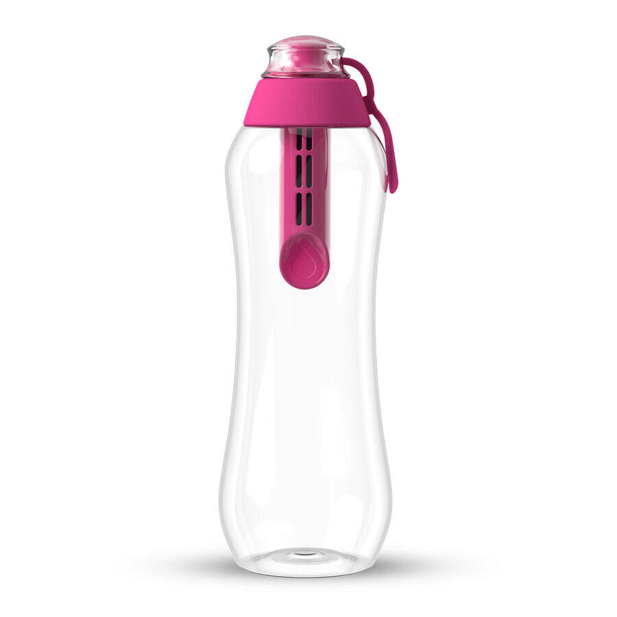 Dafi Soft, filter bottle, flamingo, 0.5 l + water filter, 1 piece