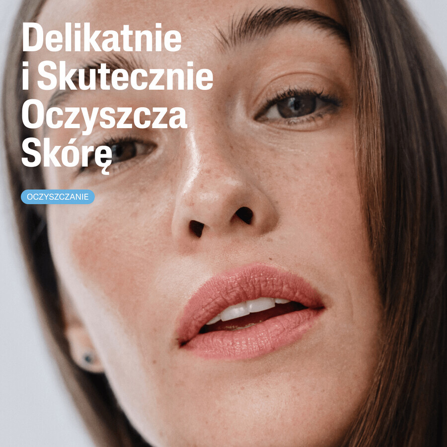 Cetaphil EM, Emulsione micellare per la pulizia della pelle sensibile, per tutta la famiglia, 1000 ml + Crema idratante viso con acido ialuronico, crema notte, 48 ml in omaggio