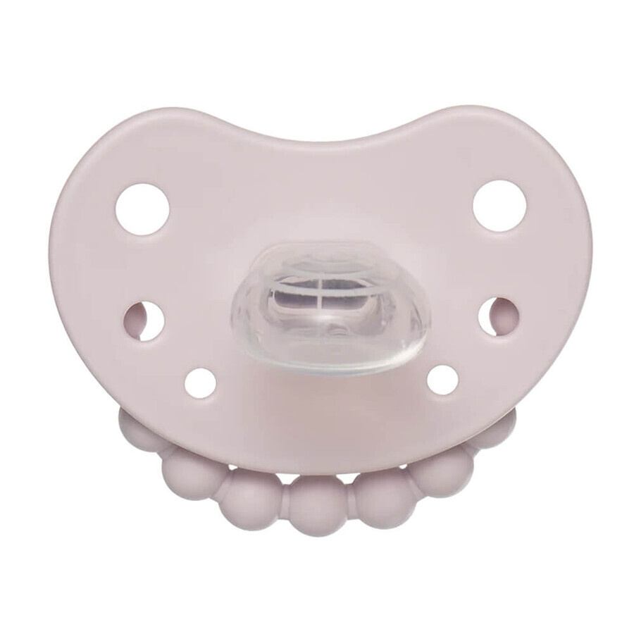 Luu Kids, pacifier, positioning, silicone, Blueberry Shake, from 6 months, 1 piece