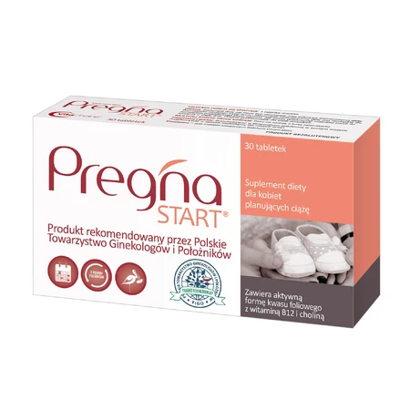 Pregna Start-kit, voor vrouwen die een zwangerschap plannen, 2 x 30 tabletten