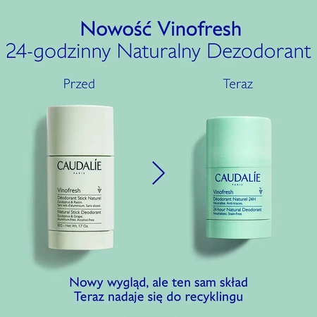 Caudalie Vinofresh, natural deodorant, 50 g