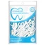 Testeo, dental floss toothpicks, white, 50 pieces
