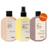 Resibo Glossom set, oil mask for hair, 100 ml + hair growth stimulating hair growth rub, 90 ml + regenerating hair conditioner, 100 ml free of charge