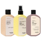 Resibo Glossom set, haarolie masker, 100 ml + haargroeistimulerende haarbehandeling, 90 ml + regenererende haarconditioner, 100 ml gratis