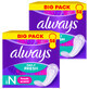 Set Always Dailies Fresh Protect, serviettes hygi&#233;niques, Normal, 2 x 58 pcs