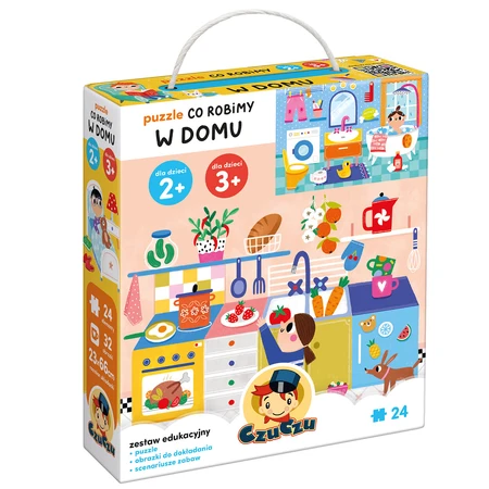 CzuCzu What we do at home, puzzles for children, 2-3 years, 24 elements