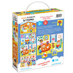 CzuCzu Cosa facciamo a casa, puzzle per bambini, 2-3 anni, 24 elementi CzuCzu Cosa facciamo a casa, puzzle per bambini, 2-3 anni, 24 elementi