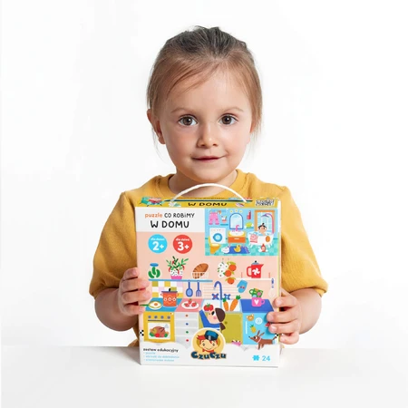 CzuCzu What we do at home, puzzles for children, 2-3 years, 24 elements