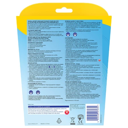 Scholl Expert Care, elektronische Fußfeile mit 2 Köpfen