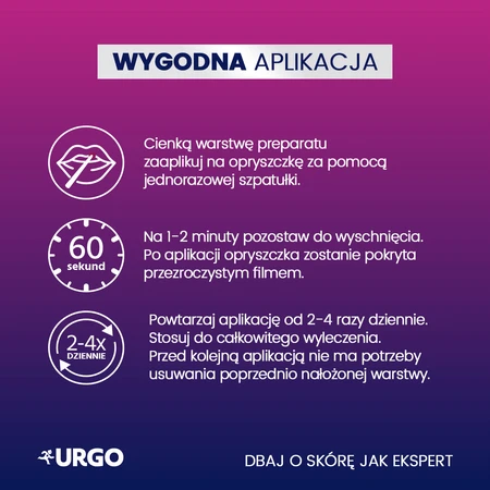 Urgo Filmogel Herpes, liquid patch, 3 ml