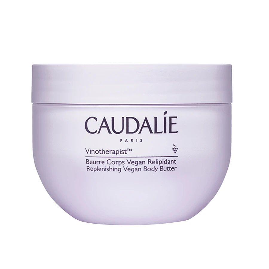 Caudalie Vinoterapeuta, manteca corporal reponedora de lípidos vegana, 250 ml