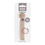 Bibs Pacifier Clip Ribbon, pandantiv suzetă, panglică, Blush, 1 buc