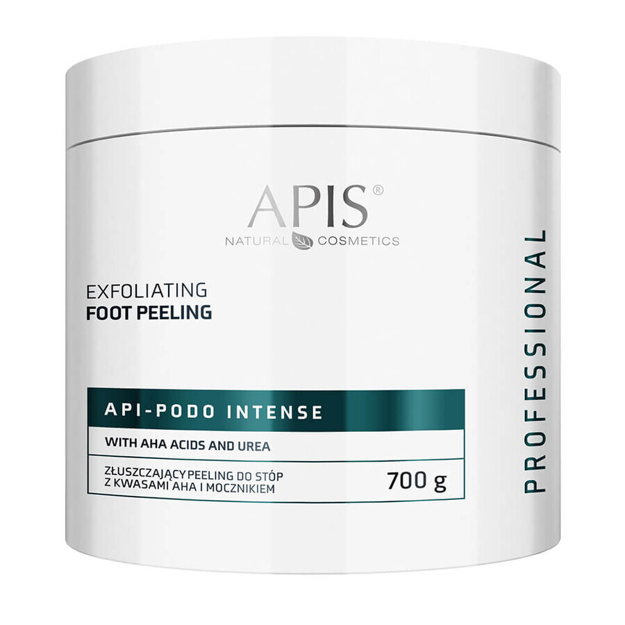 Set Apis Api-Podo Intense, crema levigante intensiva per piedi secchi, 500 ml + scrub per piedi con acidi AHA e urea, 700 g + concentrato per unghie, 30 ml in omaggio