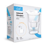 Dafi Mila Led, filter pitcher, white, 3 l + Unimax filter, 1 piece Dafi Mila Led, filter pitcher, white, 3 l + Unimax filter, 1 piece
