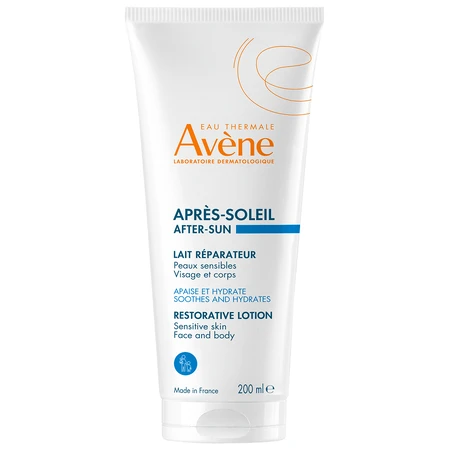 Avene Sun set, extra hoher Sonnenschutz, Familienspray, SPF 50+, 400 ml + After-Sun-Lotion, für Erwachsene und Kinder ab 2 Jahren, 200 ml + Strandtasche gratis