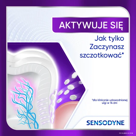 Sensodyne Clinical Repair Active Clean Zahnpasta für überempfindliche Zähne, 75 ml