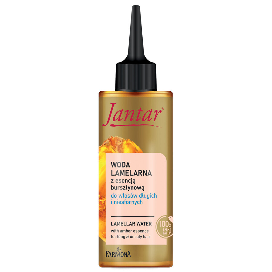 Farmona Jantar, apă lamelară cu esență de chihlimbar pentru păr lung și indisciplinat, 150 ml
