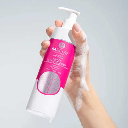 BasicLab Micellis, beruhigendes Reinigungsgel für vaskuläre und empfindliche Haut, 300 ml