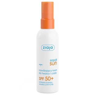 Ziaja Sopot Sun, moisturizing cream for face and body, SPF 50+, 90 ml