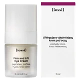 Iossi Firm and Lift Eye Cream, crema lifting y reafirmante para el contorno de ojos, péptidos, café y ácido hialurónico, 15 ml