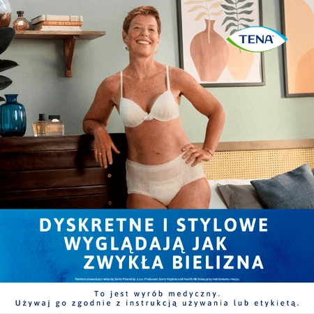 Tena Lady Pants Creme, absorberende slips, maat M, 75-105 cm, Plus, 30 stuks