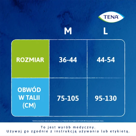 Tena Lady Pants Creme, absorberende slips, maat M, 75-105 cm, Plus, 30 stuks