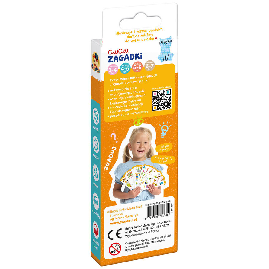 CzuCzu Riddles, carte pentru copii, 4-5 ani