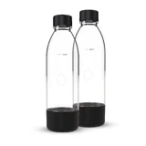 Dafi PushAir, Karbonisatorflasche, schwarz, 0,7 l, 2 Stück