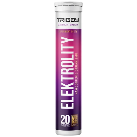 Set Triggy Elektrolity, Grapefruit-Cranberry-Geschmack, 2 x 20 Brausetabletten + Shaker, 700 ml gratis