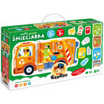 CzuCzu Moto Puzzle Garbage truck, puzzle for children, 2-3 years, 26 elements CzuCzu Moto Puzzle Garbage truck, puzzle for children, 2-3 years, 26 elements