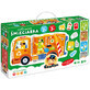 CzuCzu Moto Puzzel Vuilniswagen, puzzel voor kinderen, 2-3 jaar, 26 elementen