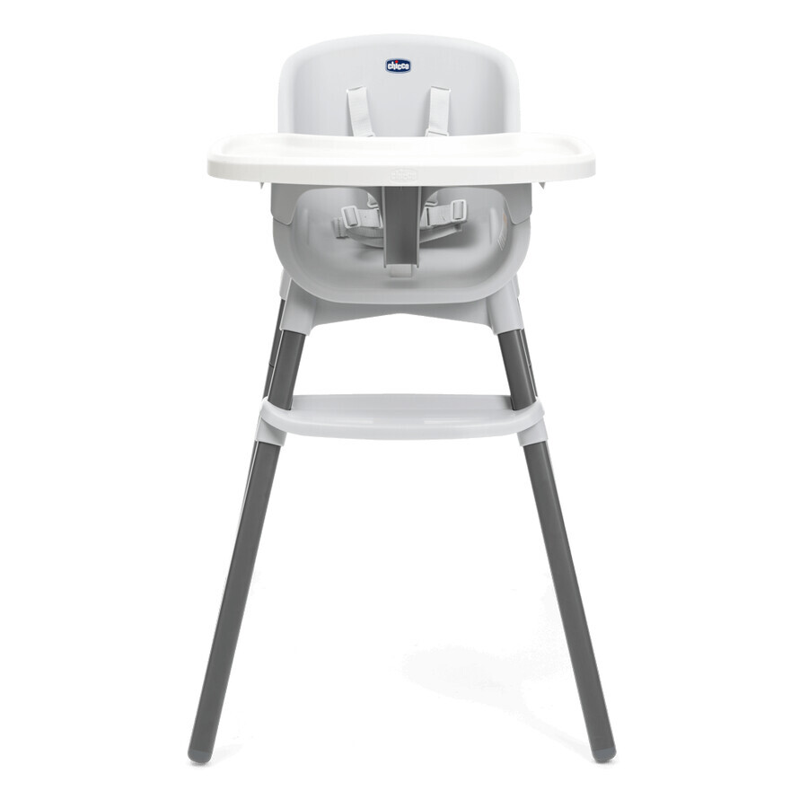 Chicco Polly Zest 3 in 1 evolutieve kinderstoel, 6 maanden+, Maan Grijs, Maan Grijs, Chicco
