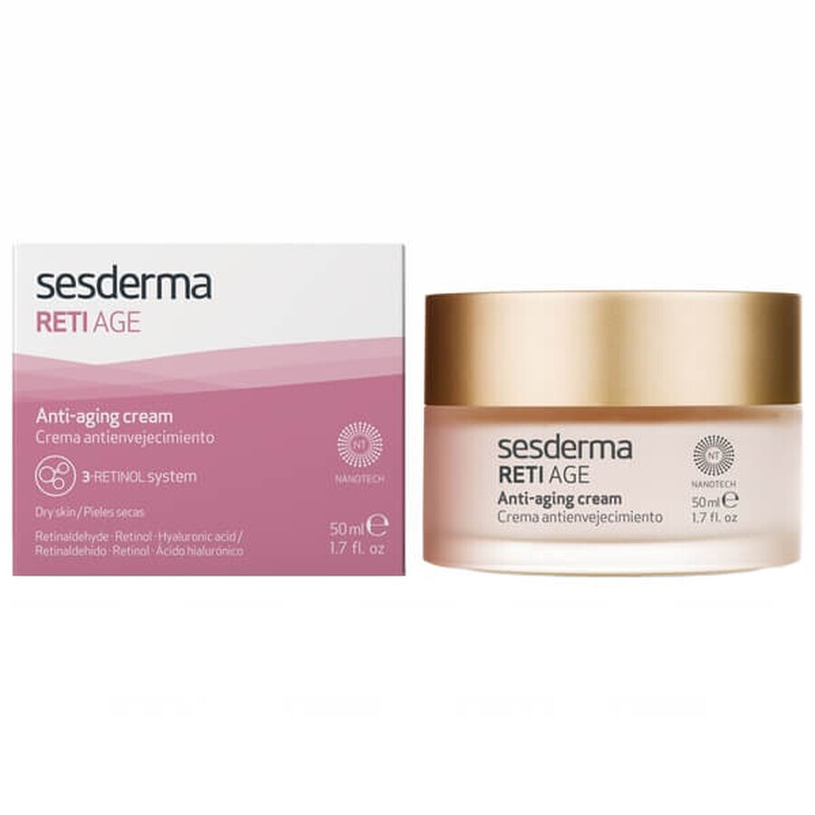 Sesderma Reti-Age Kit, Anti-Ageing Gesichtsserum, 30 ml + Anti-Ageing Gesichtscreme, 50 ml für 1 Penny