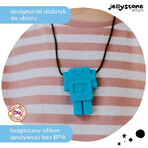 Jellystone Designs, anti-stress pendant, robot, blue, from 3 years, 1 piece
