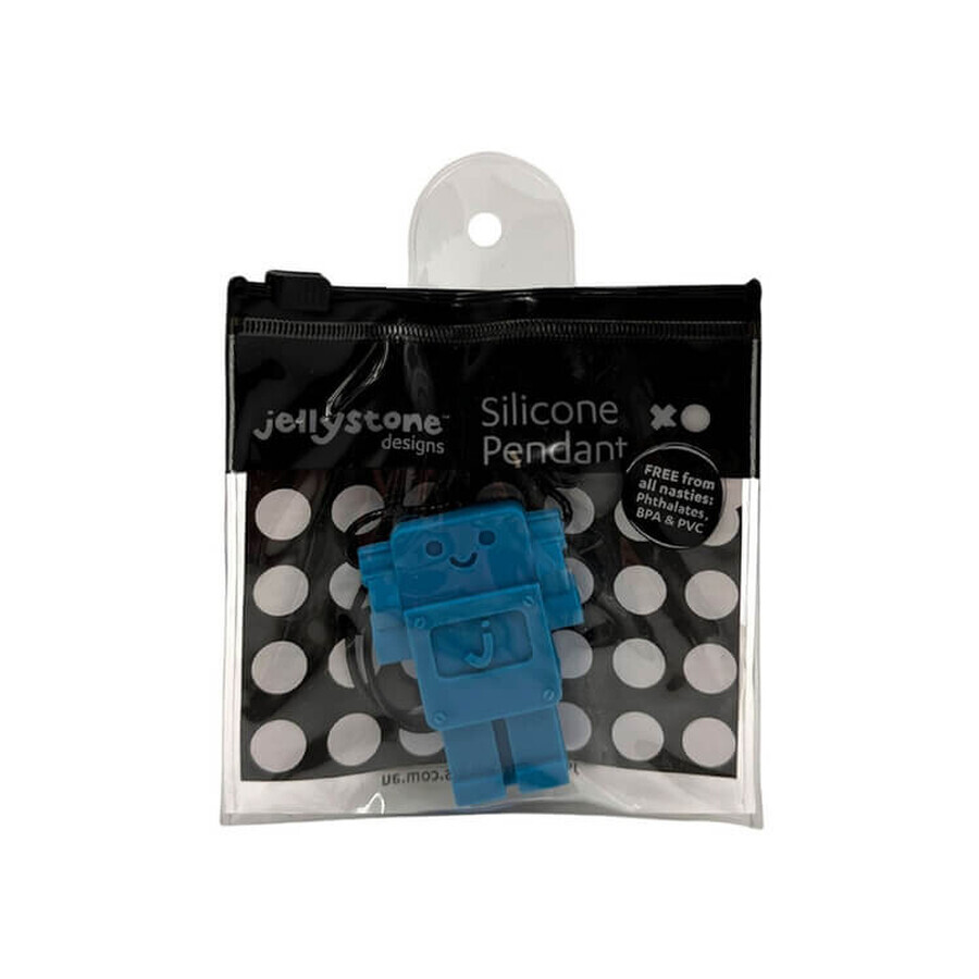 Jellystone Designs, anti-stress pendant, robot, blue, from 3 years, 1 piece