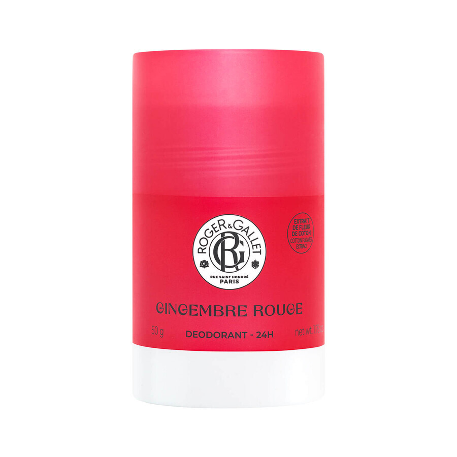 Roger & Gallet Gingembre Rouge, deodorant, 50 g