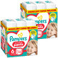 Set Pampers Luiers, Extra Large, maat 6, 14-19 kg, 2 x 132 stuks