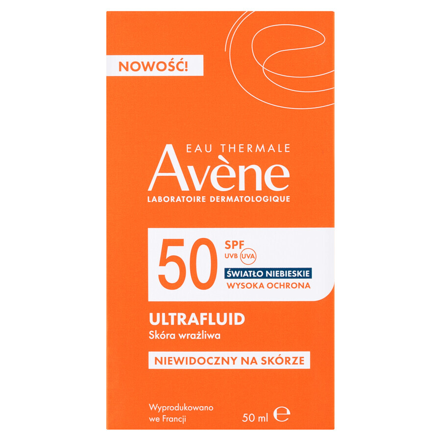 Avene Sun set, alta protección solar, spray, SPF 30, 200 ml + protector solar invisible para el rostro, pieles sensibles, SPF 50+, 50 ml + bolsa de playa gratuita