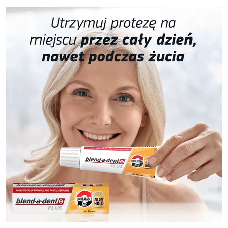 Blend-a-denr Plus, kunstgebitlijm in crème, onovertroffen fixatie, 40 ml