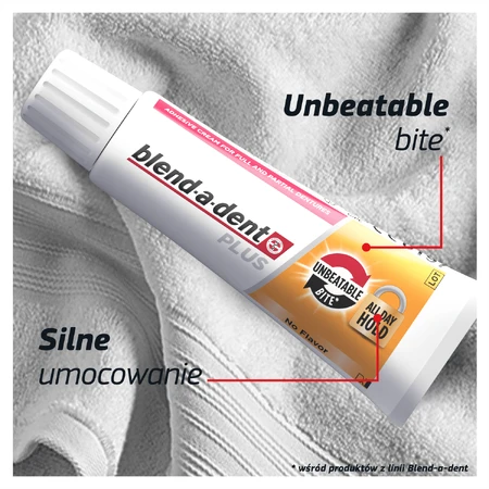 Blend-a-denr Plus, kunstgebitlijm in crème, onovertroffen fixatie, 40 ml