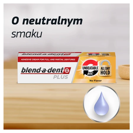 Blend-a-denr Plus, kunstgebitlijm in crème, onovertroffen fixatie, 40 ml