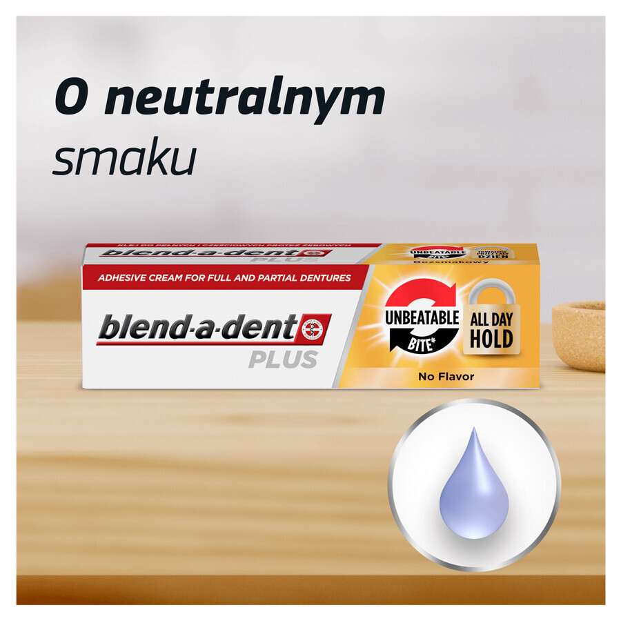 Blend-a-denr Plus, kunstgebitlijm in crème, onovertroffen fixatie, 40 ml