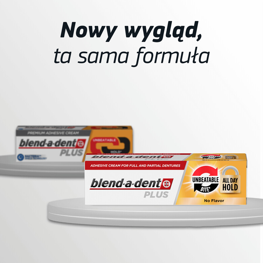 Blend-a-denr Plus, kunstgebitlijm in crème, onovertroffen fixatie, 40 ml