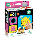 CzuCzu Scopri la ruota, puzzle per bambini, da 12 mesi, 16 pezzi CzuCzu Scopri la ruota, puzzle per bambini, da 12 mesi, 16 pezzi