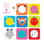 CzuCzu Scopri la ruota, puzzle per bambini, da 12 mesi, 16 pezzi CzuCzu Scopri la ruota, puzzle per bambini, da 12 mesi, 16 pezzi