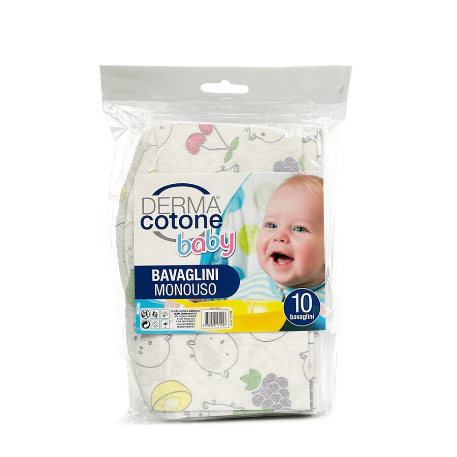 Bavete de unica folosinta, 10 bucati, Dermacotone