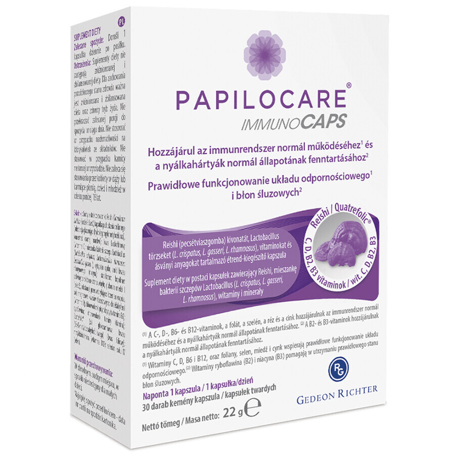 Papilocare Immunocaps, 30 capsule
