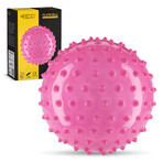 4Fizjo, balle de rééducation à pointes, 20 cm, rose, 1 pièce 4Fizjo, balle de rééducation à pointes, 20 cm, rose, 1 pièce