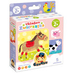 CzuCzu Animali impilabili, puzzle per bambini, da 2 anni, 20 elementi CzuCzu Animali impilabili, puzzle per bambini, da 2 anni, 20 elementi